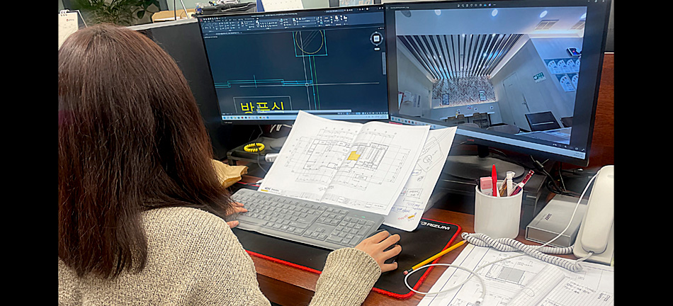 (과정평가형 자격) 실내건축산업기사(캐드, 스케치업, 인테리어 디자인) A